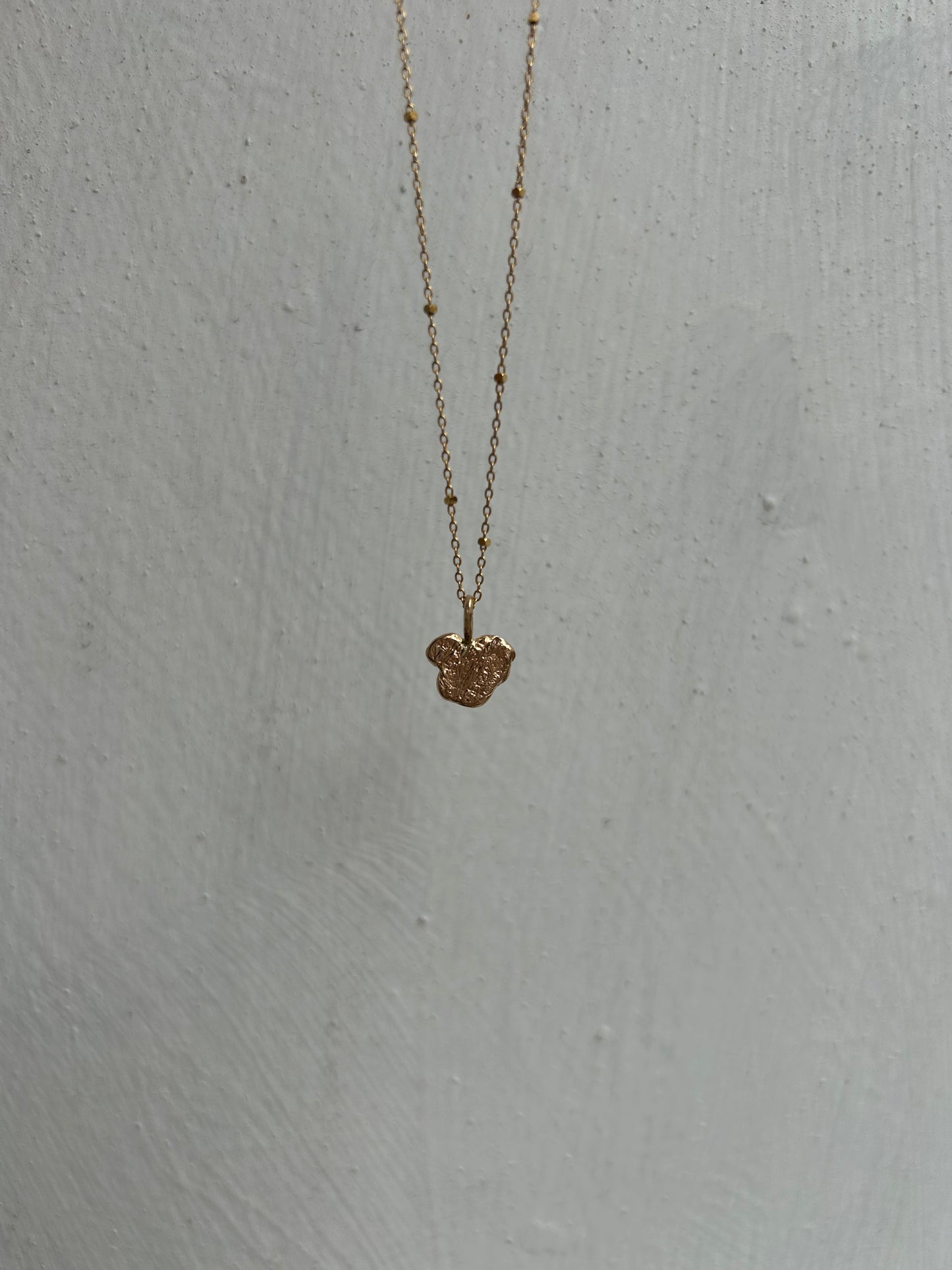 NATURE Fairy Stone vedhæng - genanvendt 14K Guld