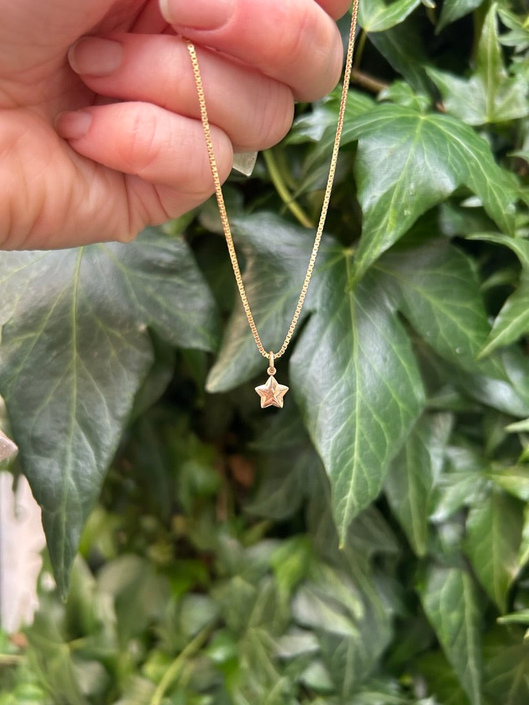 Star Pendant - 14K Gold