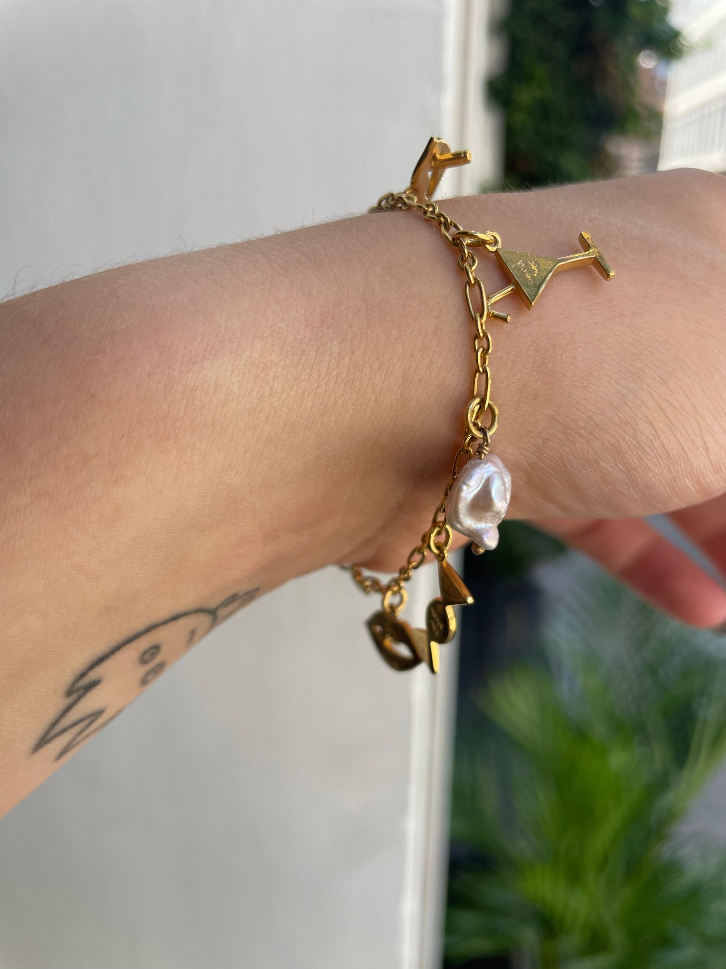 Charms armbånd - 925 sølv eller forgyldt