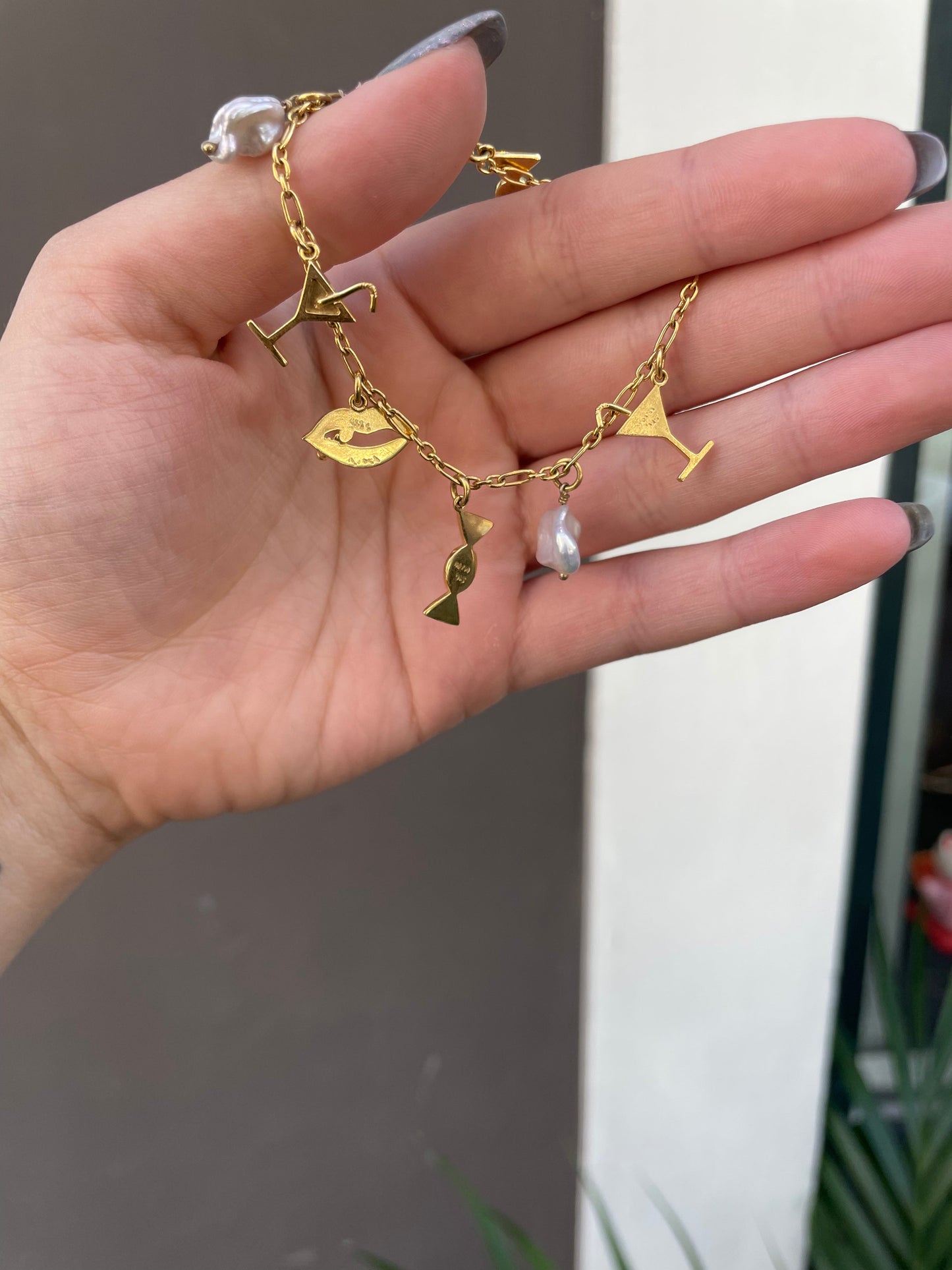Charms armbånd - 925 sølv eller forgyldt