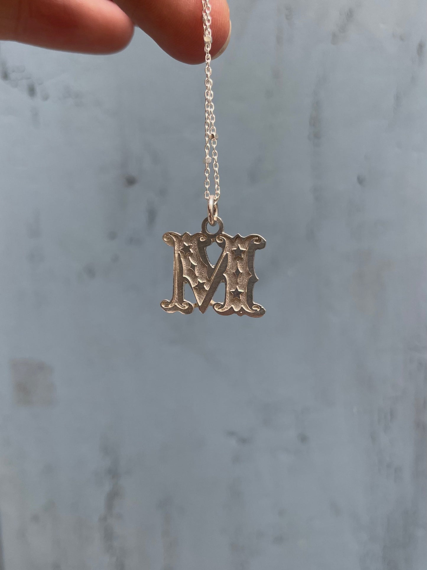 Circus Alphabet Large Necklace -925 Silver
