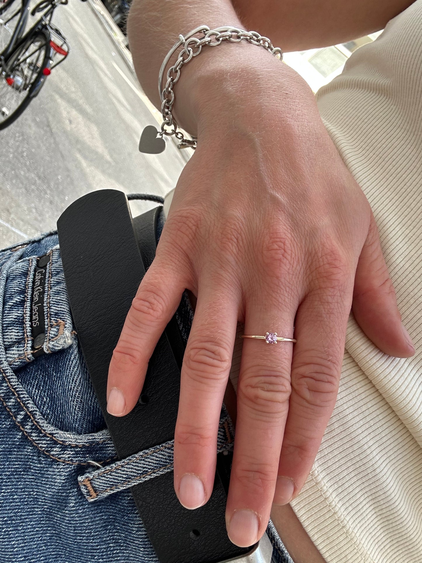 Klassiske Safirer Ring-Guld Blå Safirer 14 Karat