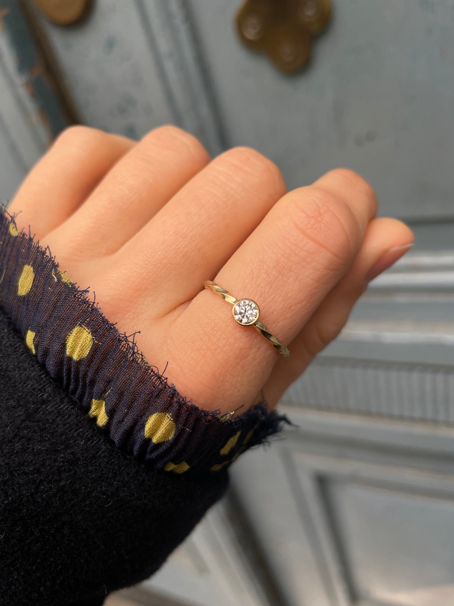 Miss Mille - Snoet Diamant Ring - 0.3Ct - 14 Karat Guld