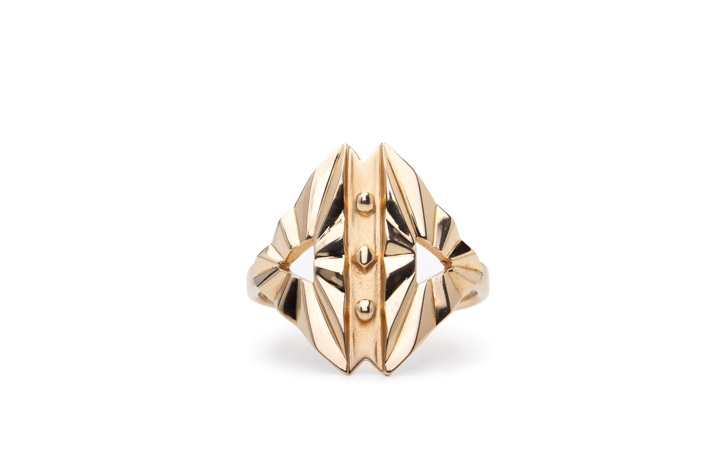 Super Butterfly Ring - 14 karat guld