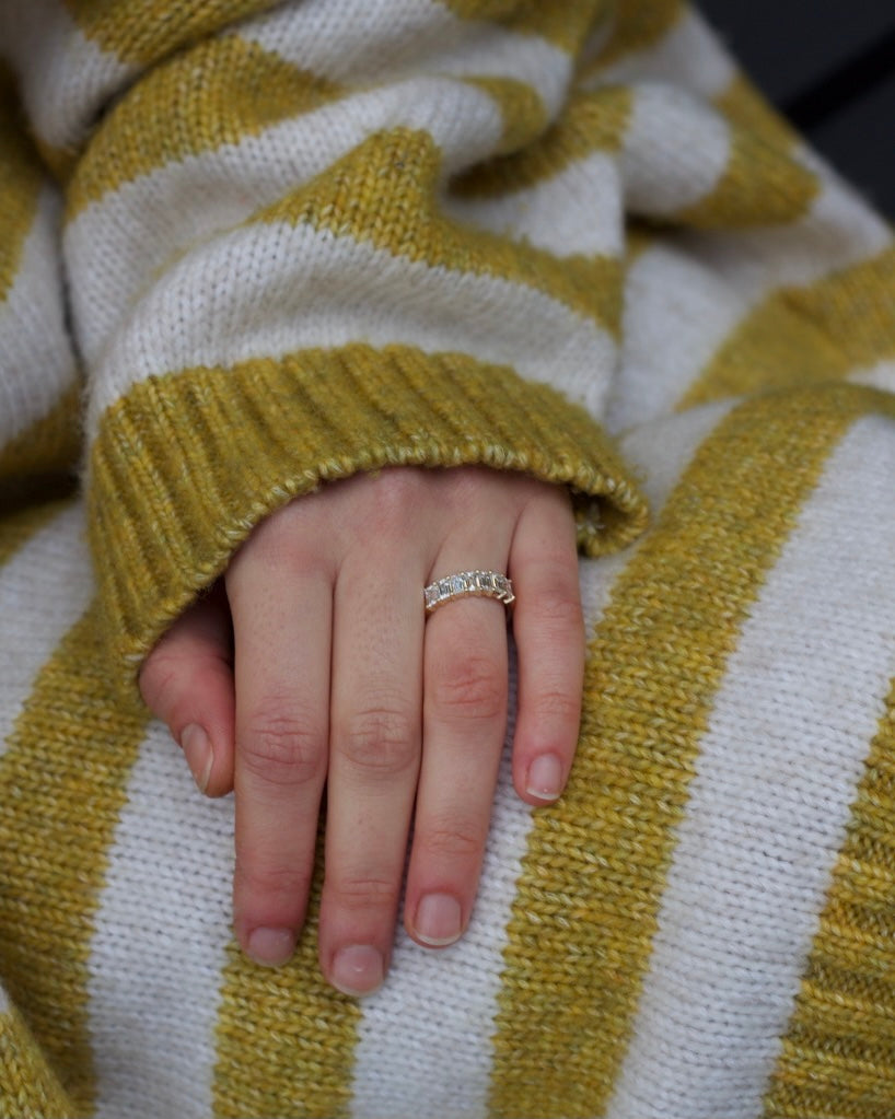 Mr. & Mrs. Ella Rings - Guld Hvid Diamant 14 Karat