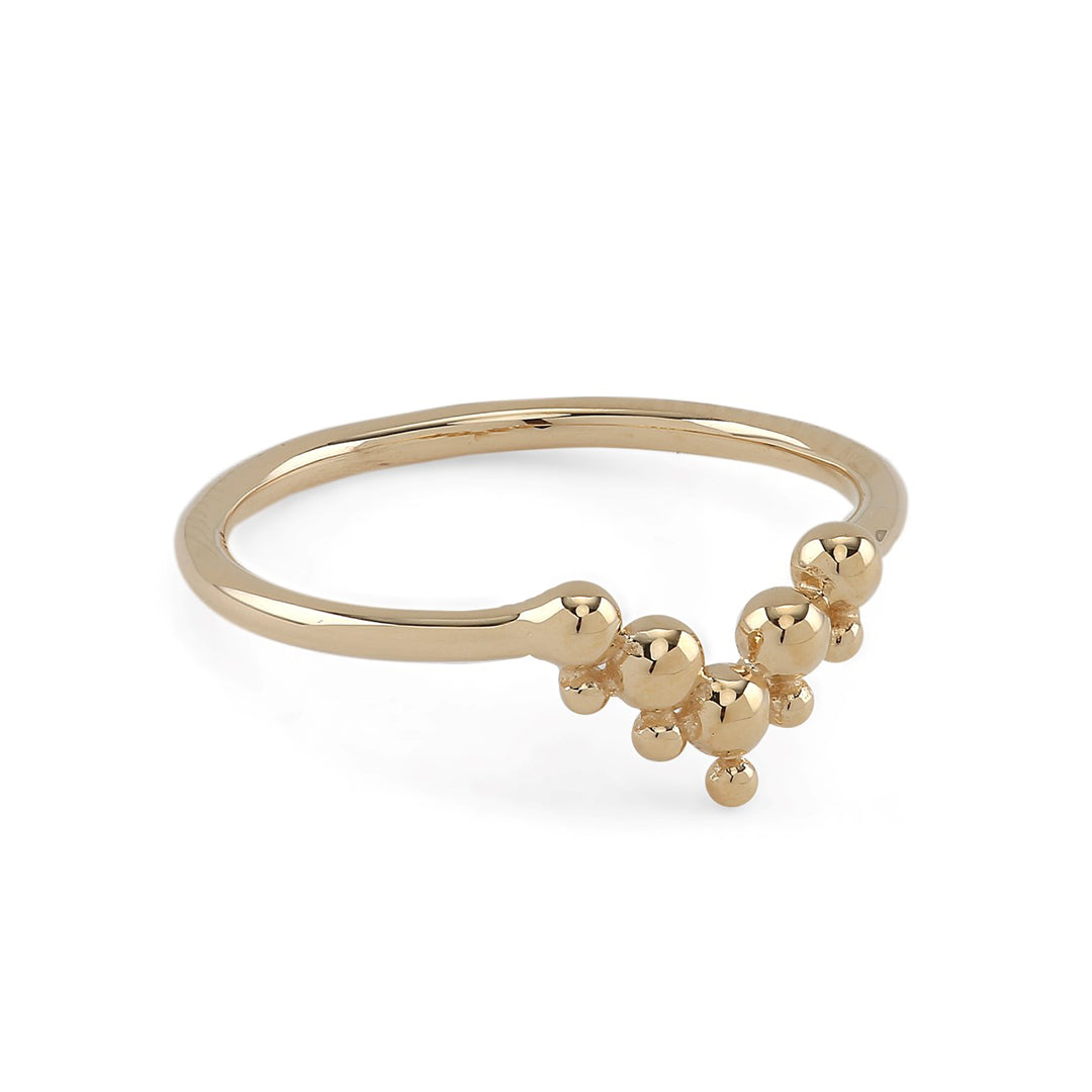 Lady Tiara Ring - 14 Karat Guld.