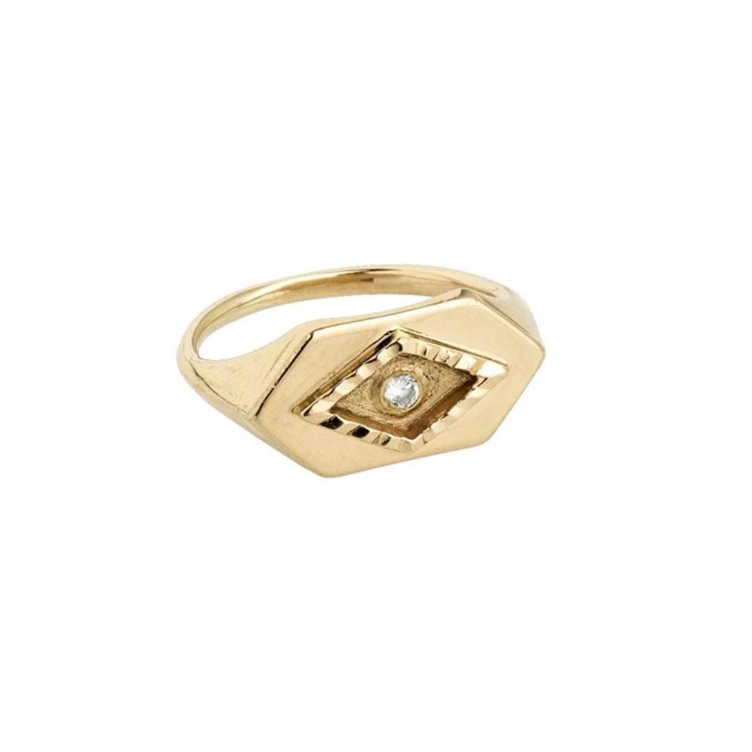 Eye Power Ring - 14 karat guld