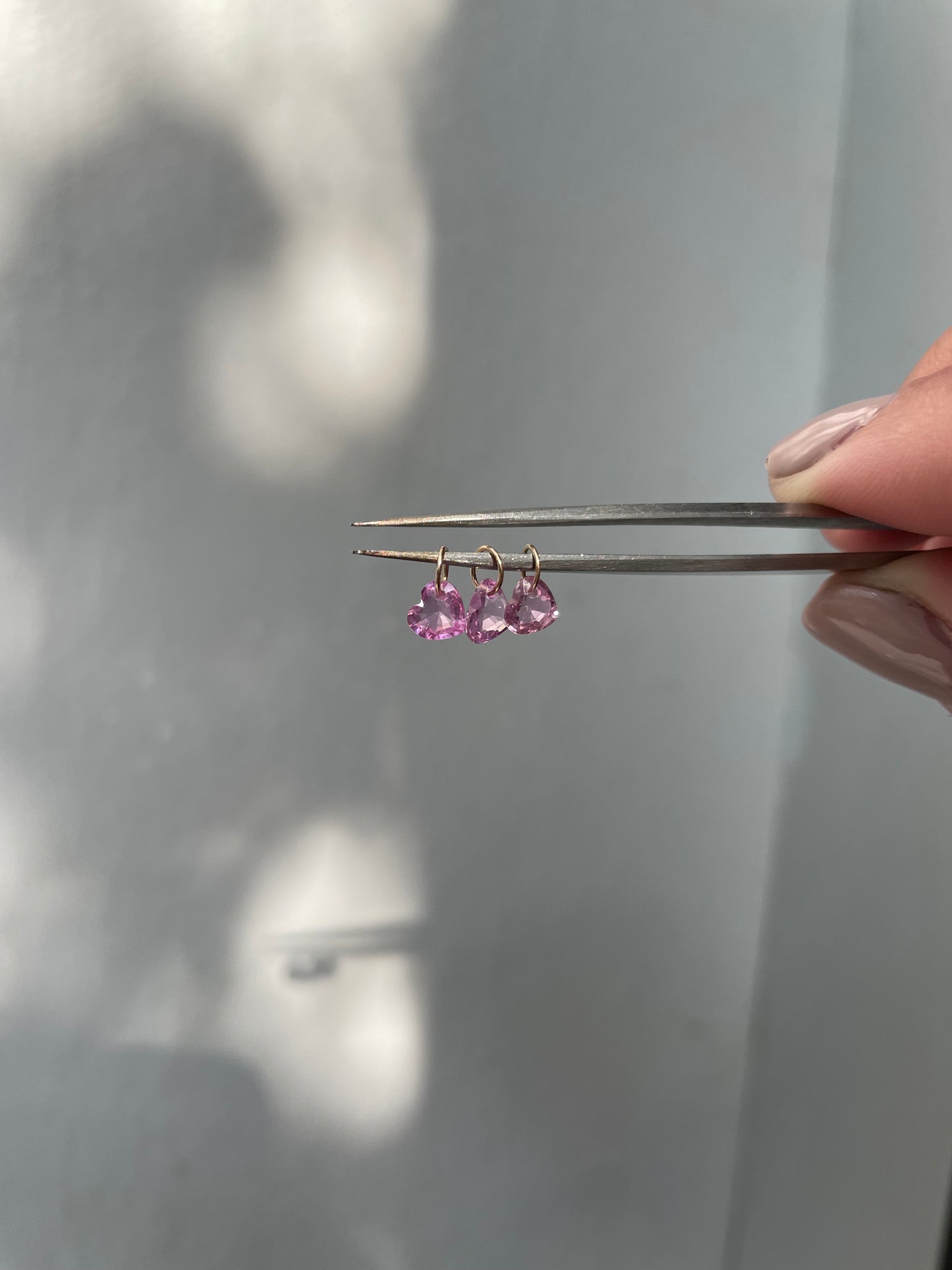 Pink Heart Sapphire Pendant
