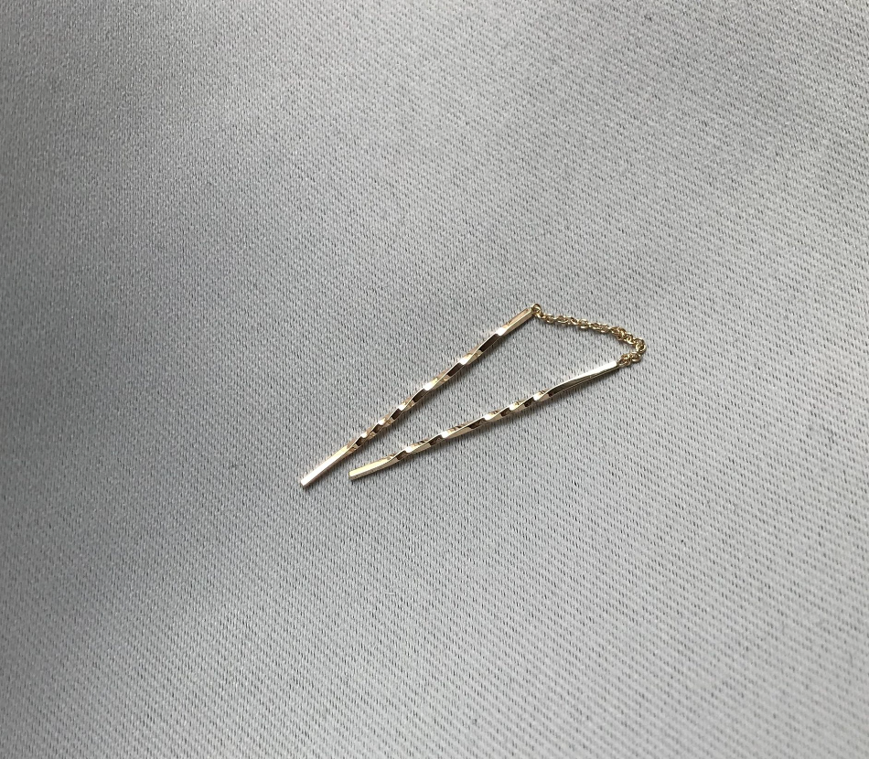 ENERGY Chimes ørering - Twist -14K Guld