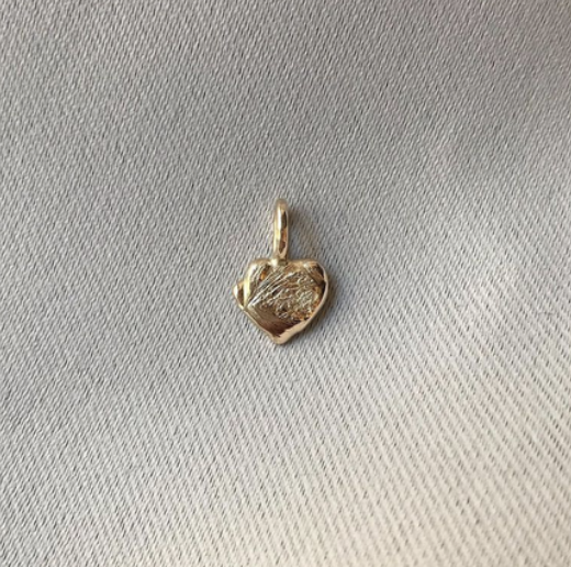 NATURE Fairy Stone vedhæng - genanvendt 14K Guld