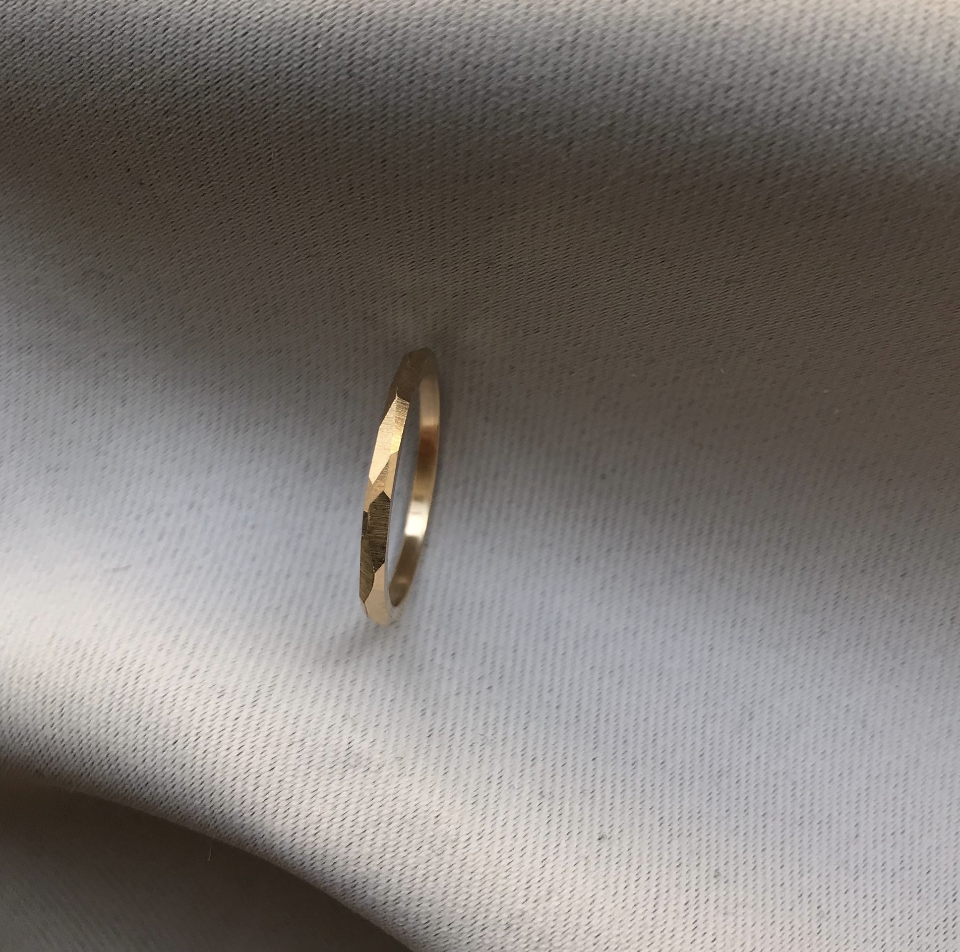 FACET Ring - 14K Guld