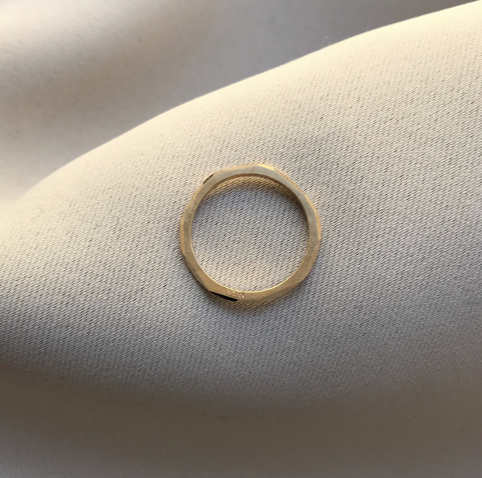 FACET Ring - 14K Guld