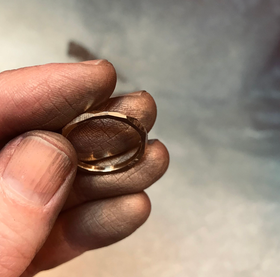 FACET Ring - 14K Guld