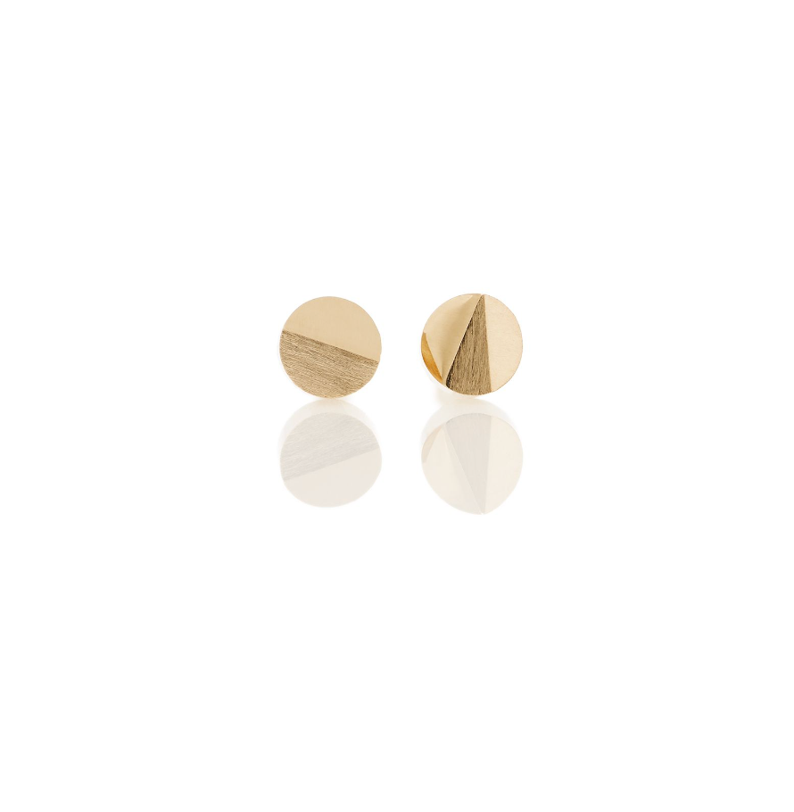FACET U / Arrow Earring - 14K Gold