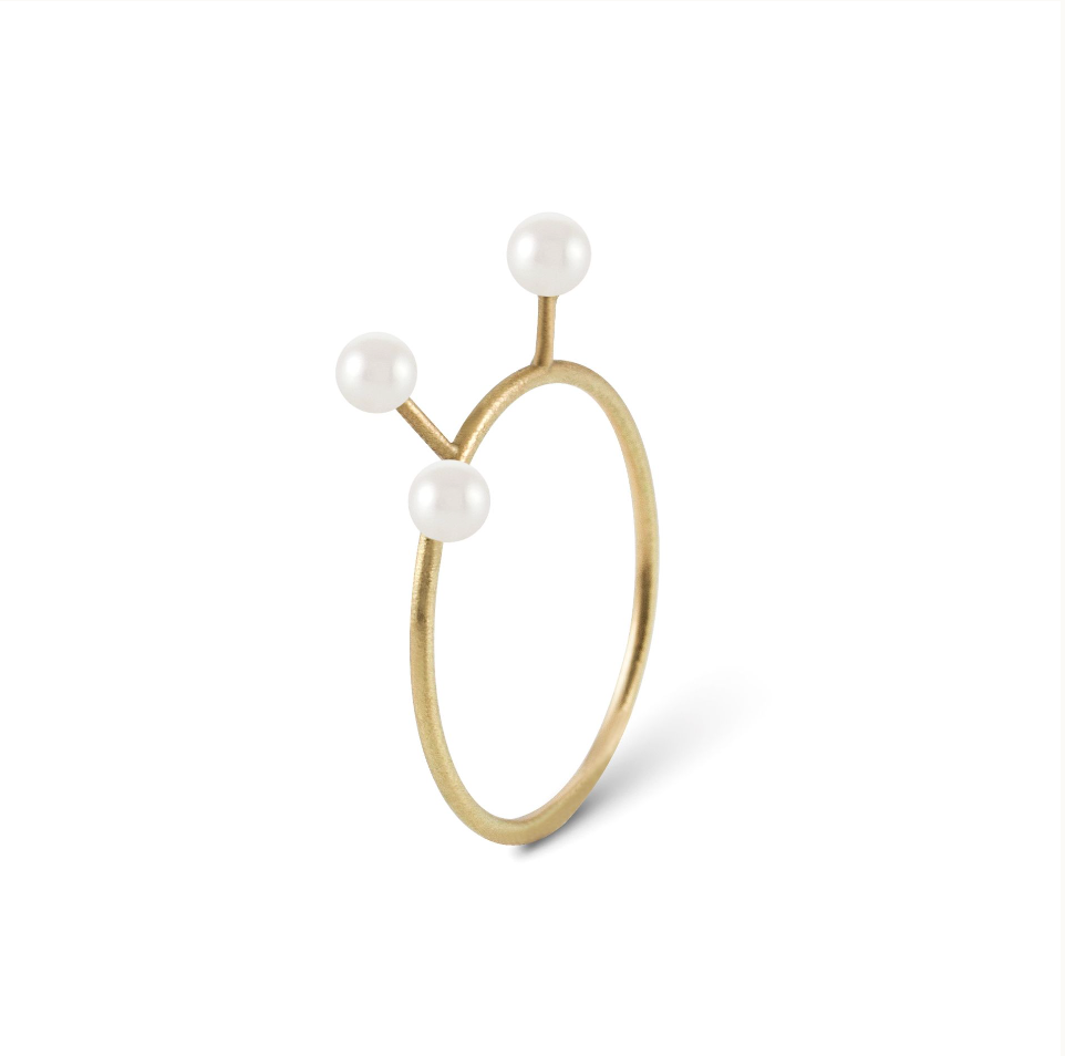 TENTACLE 3P Ring - 14K Guld
