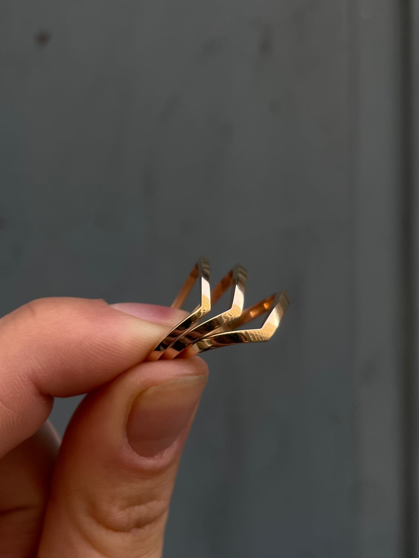 V Ring - 14 Karat Gold