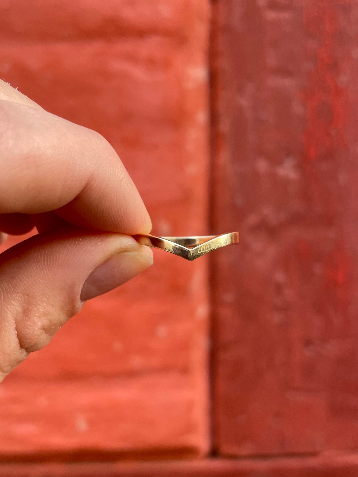 V Ring - 14 Karat Gold