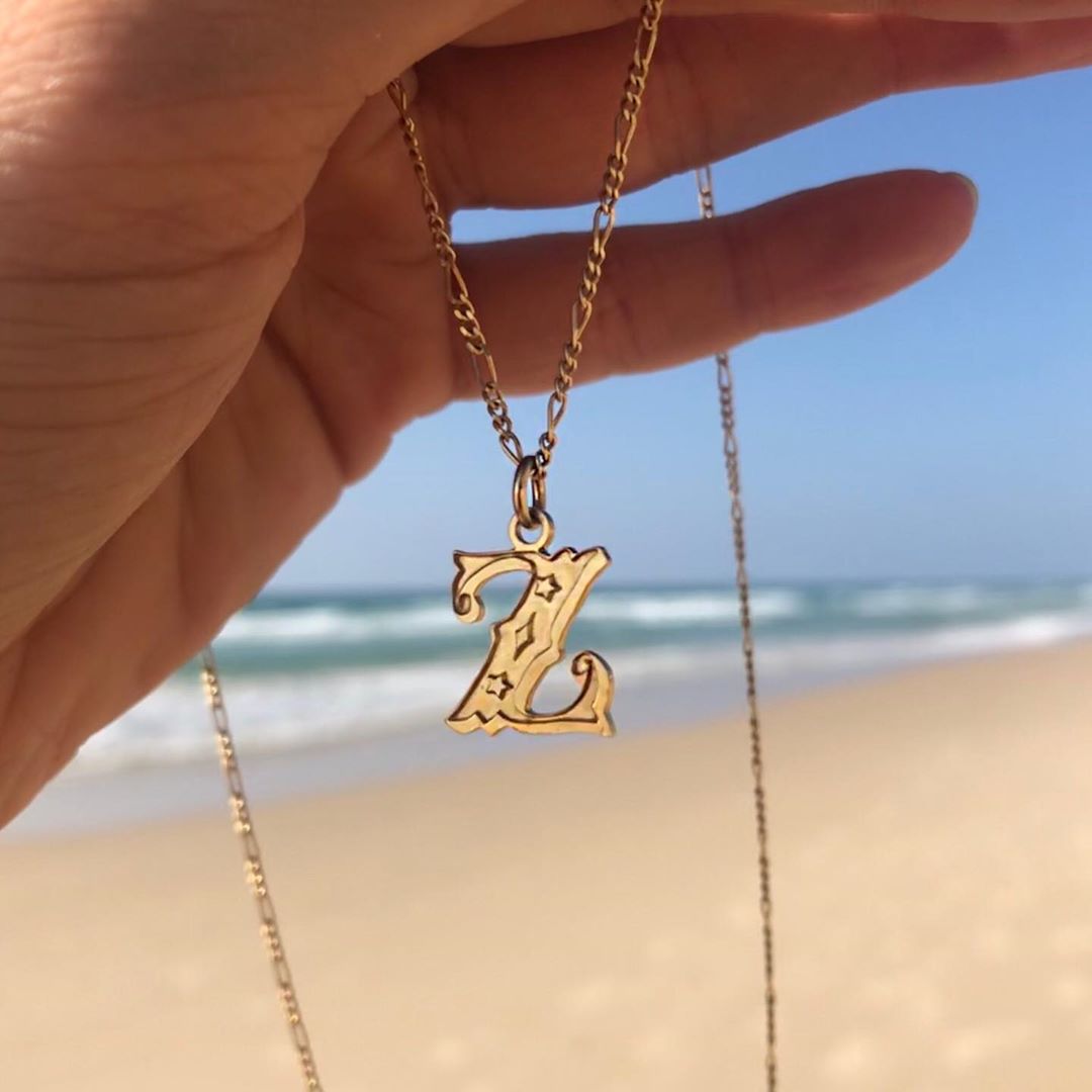 Circus Alphabet Large Necklace -925 Silver