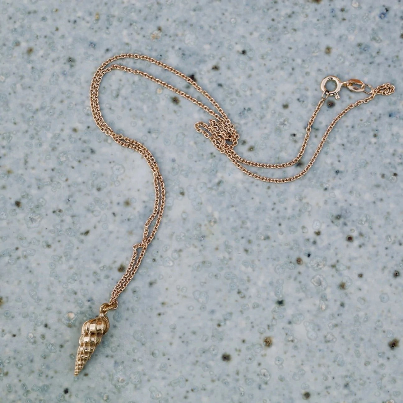 Florida Shell Necklace - Gold Plated Silver