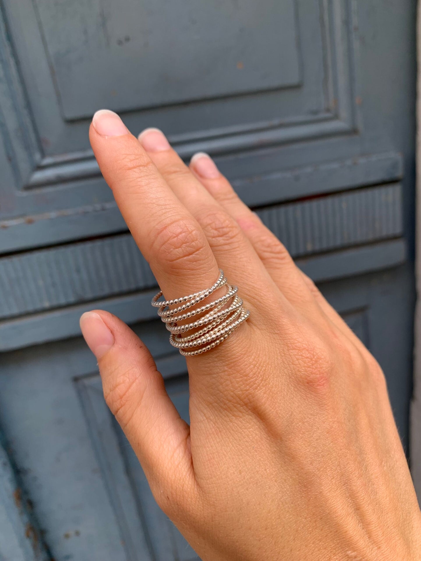 Champagne Ring-925 Sølv