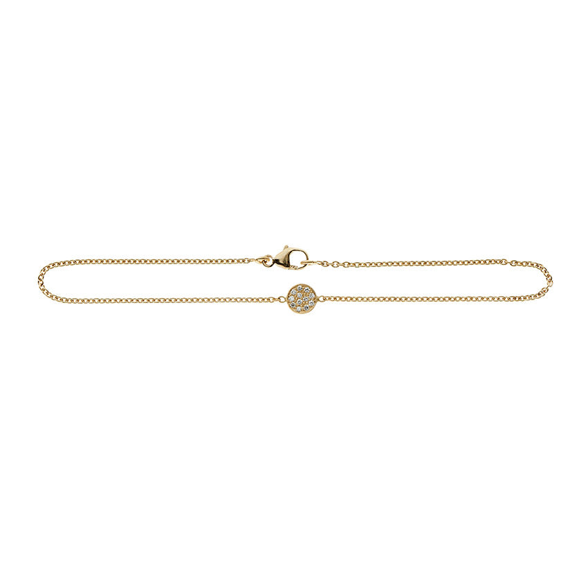 Dot Pavé Bracelet - 18 Karat Gold White Diamond
