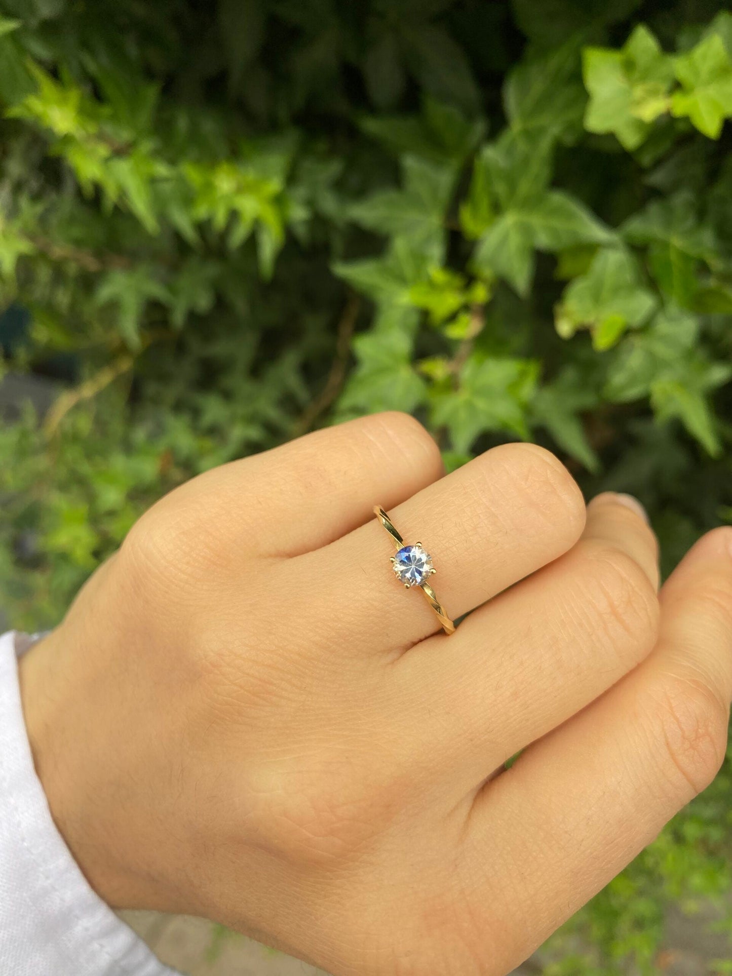 Miss Martha Classic Bi-Colored Sapphire Ring - 14 Karat Gold
