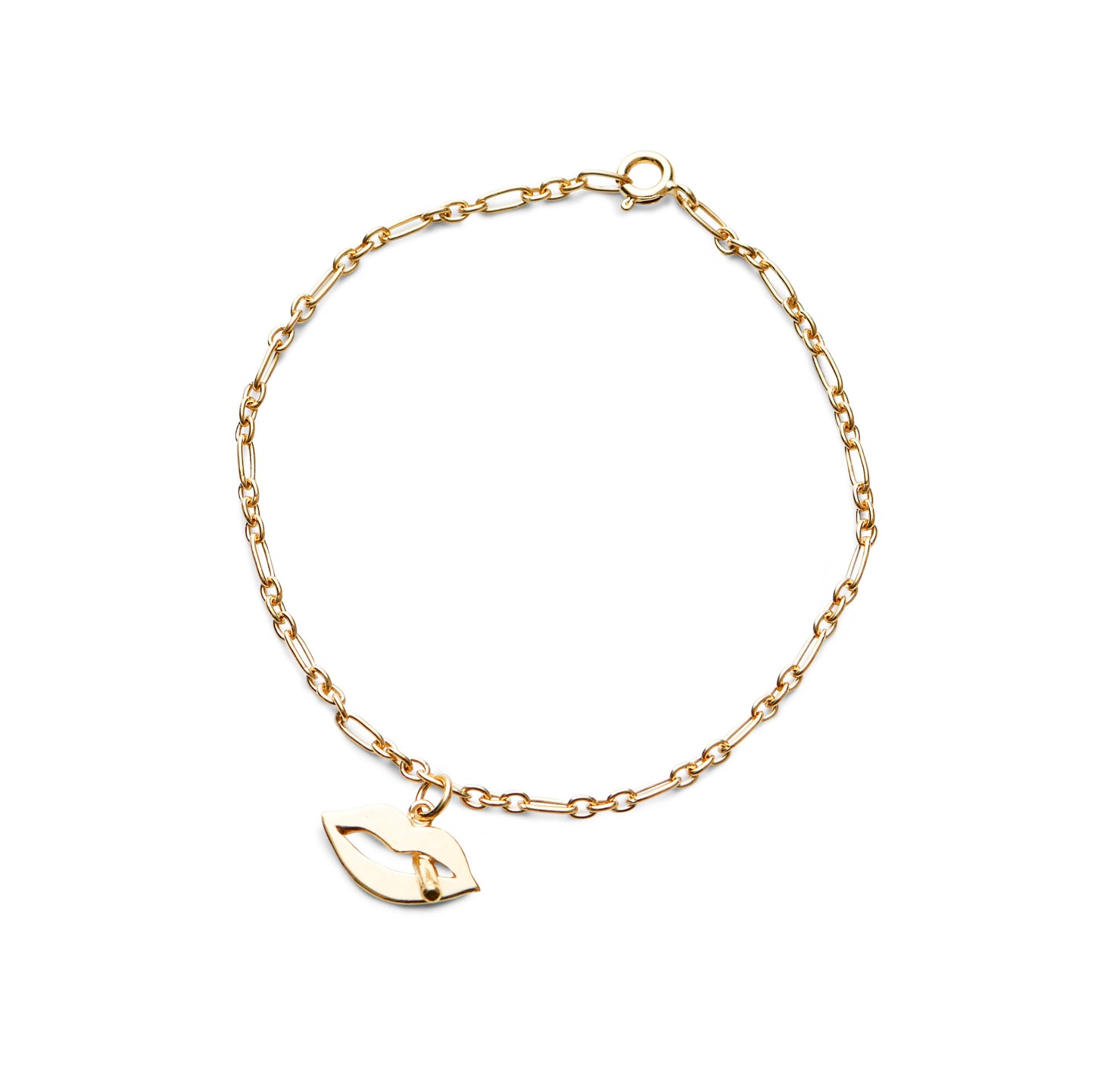 Lips Bracelet - 925 Silver or Gold Plated
