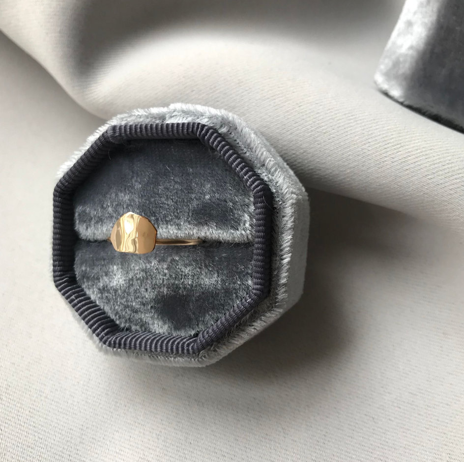 CLOUD-ring dag/lys - 14K Guld