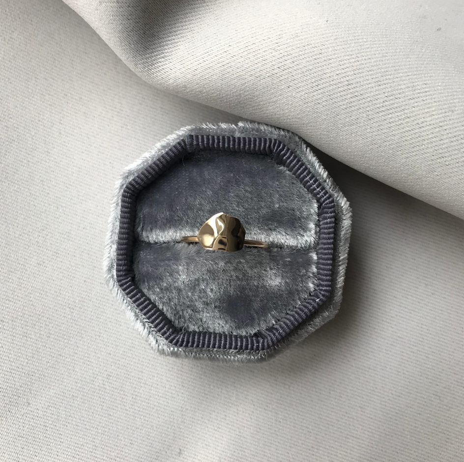 CLOUD-ring dag/lys - 14K Guld