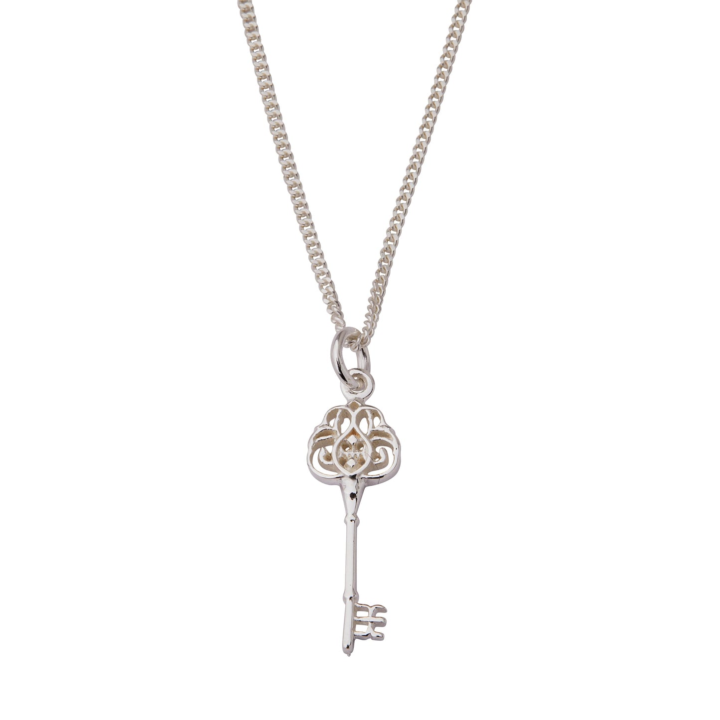 Kinz Key Necklace - Silver