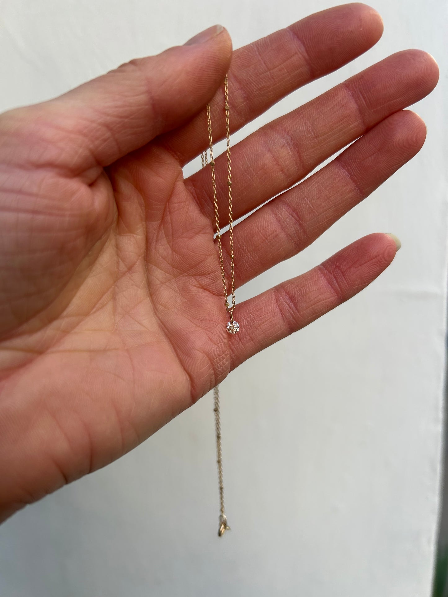 Lab Grown Pink Diamond Pendant