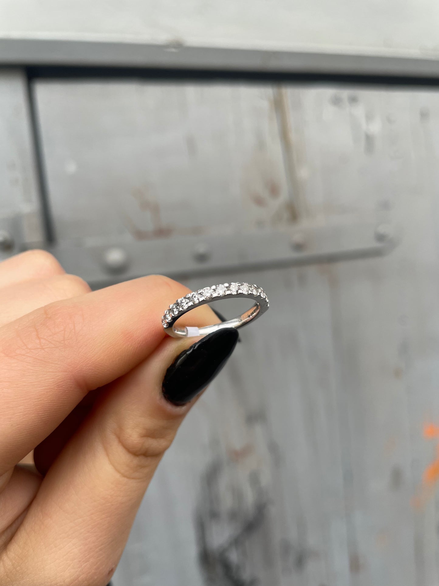 Eternity Ring - Platinum With Diamonds - Claw Setting - 0.51Ct