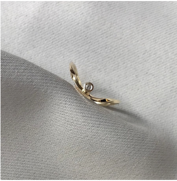 O Twist Ring - 14K  Guld 