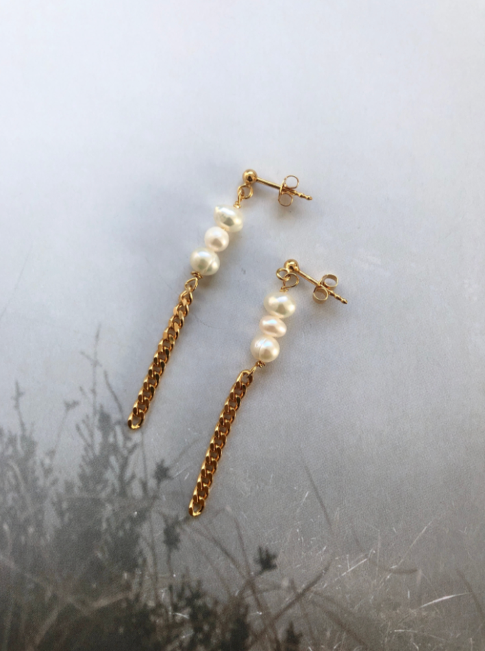 Pia Gold Earrings