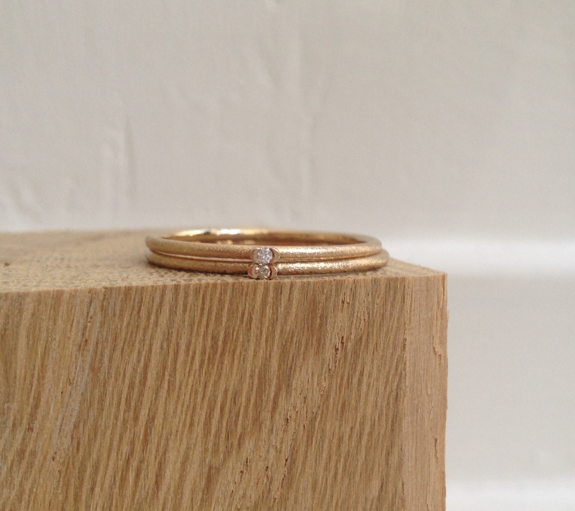 Mist Day/Light Diamond Ring - 14k Gold
