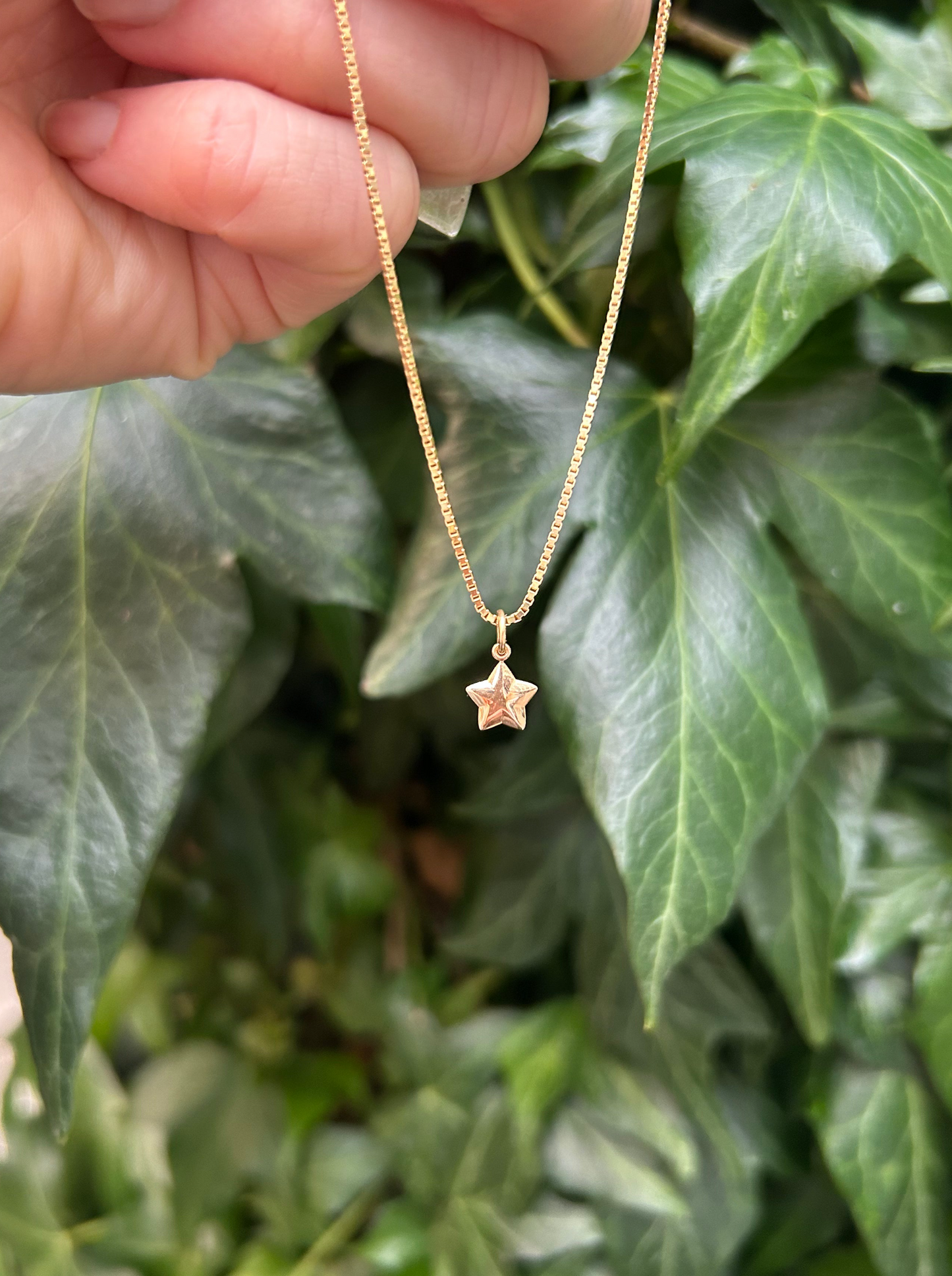 Star Pendant - 14K Gold