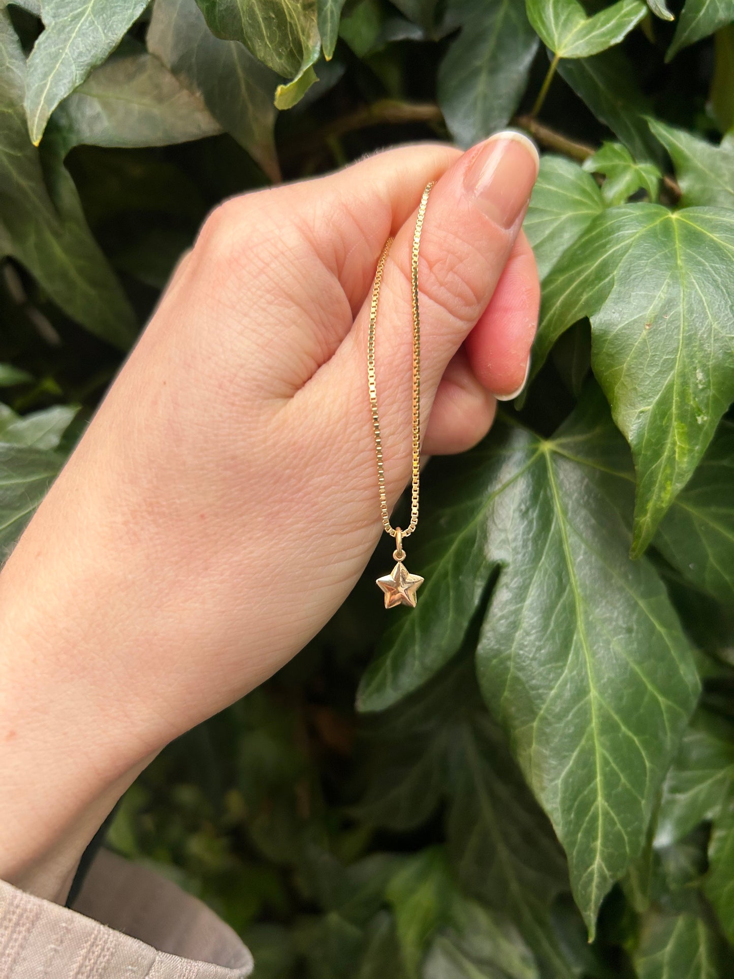 Star Pendant - 14K Gold