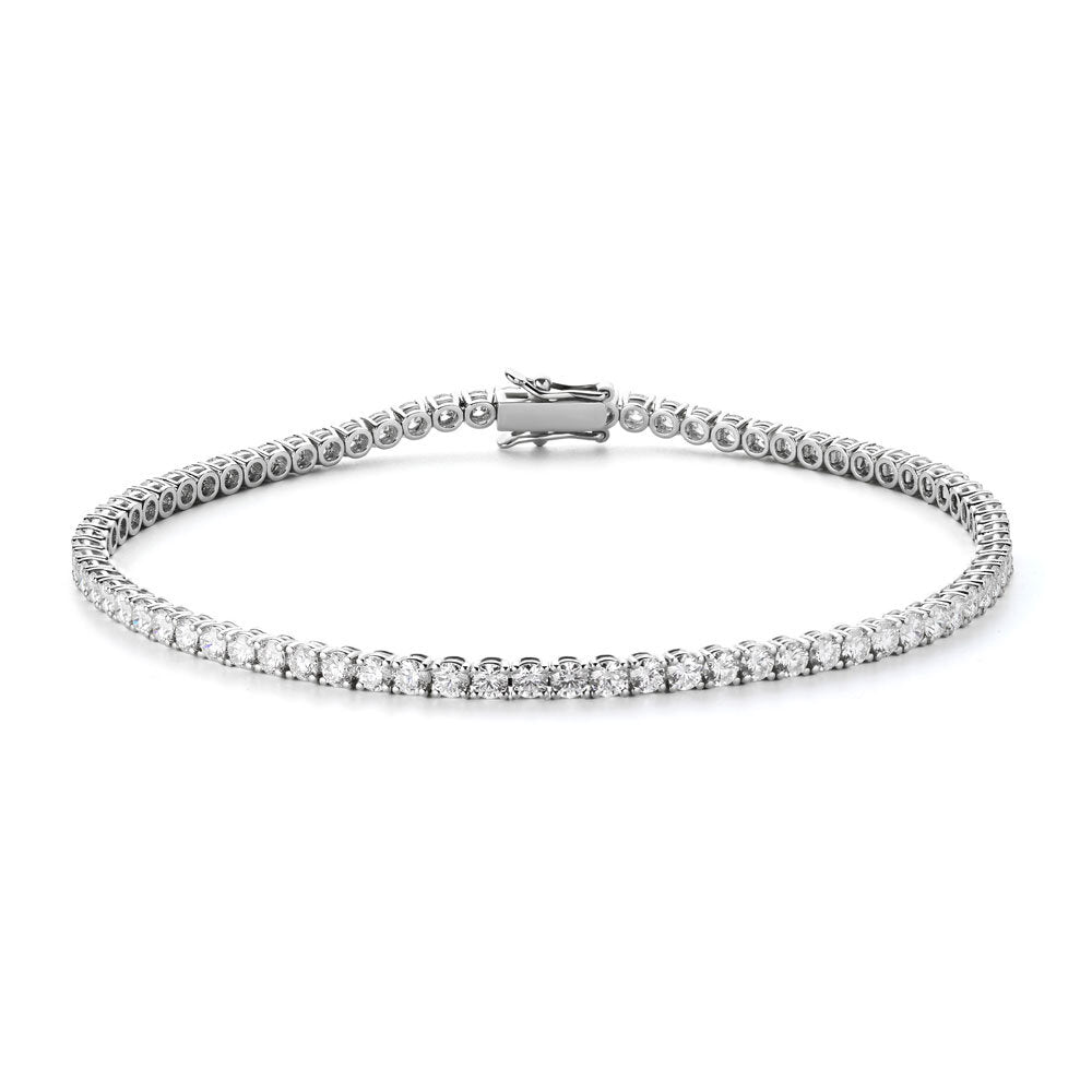 Tennisbracelet W. 78 Diamonds - White Gold