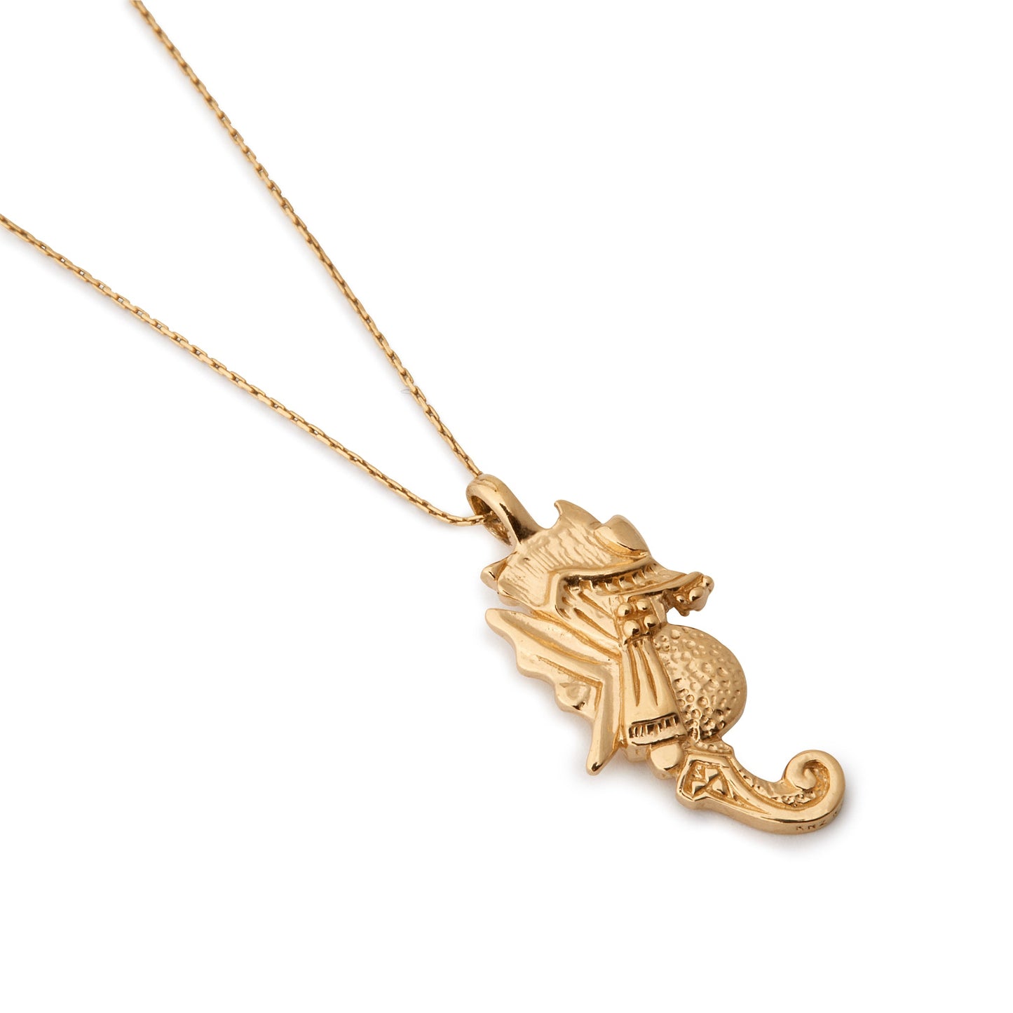 Seahorse Necklace - Gold Plated Silver