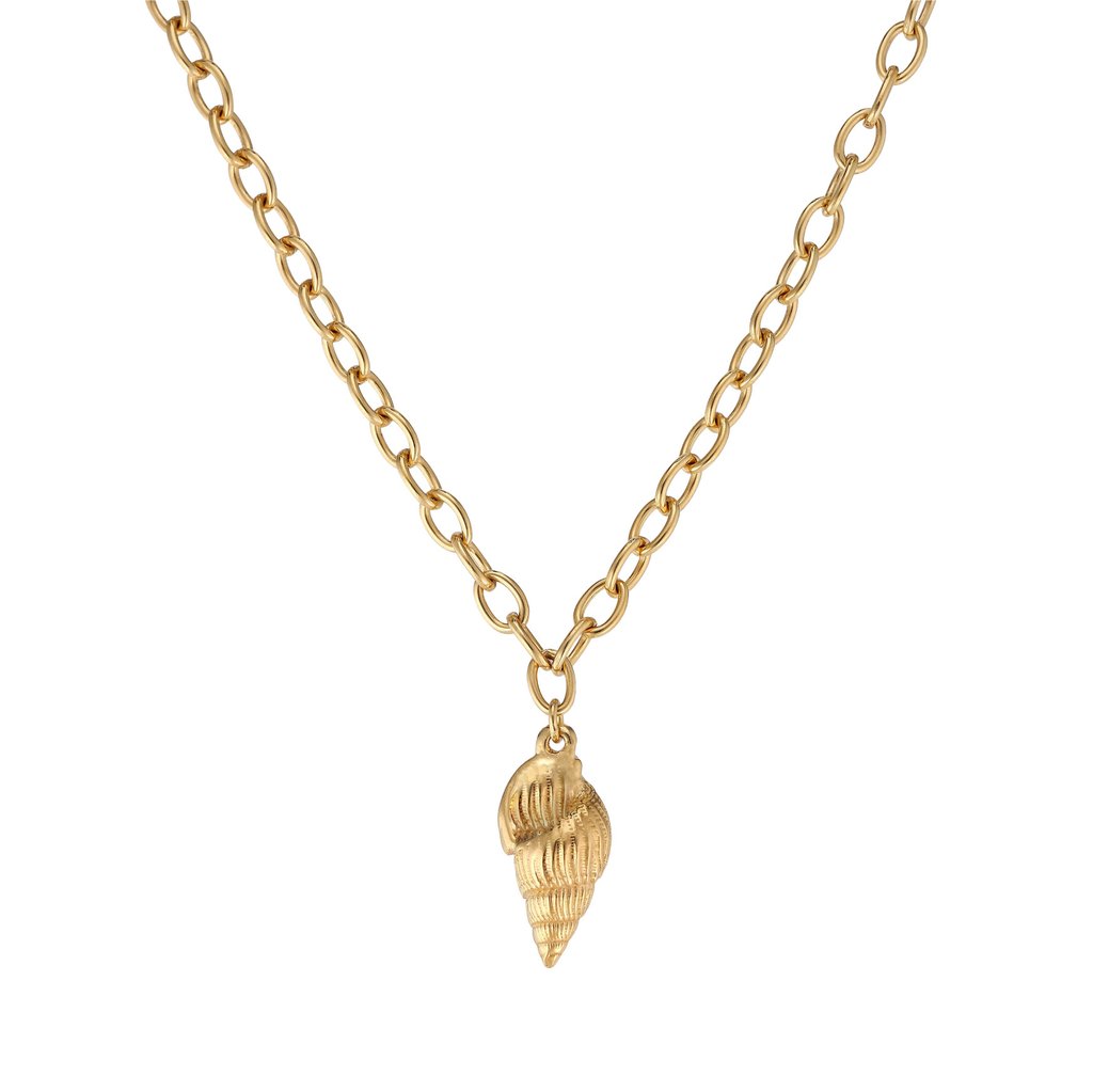 Aviva Necklace Gold Plated Necklace  -  Gold Plated Silver
