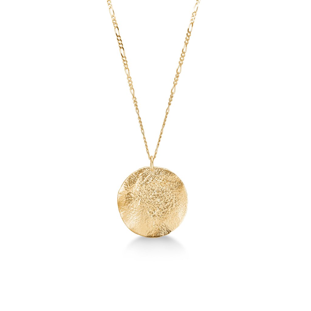 Bali Amulet Necklace   -  Gold Plated Silver