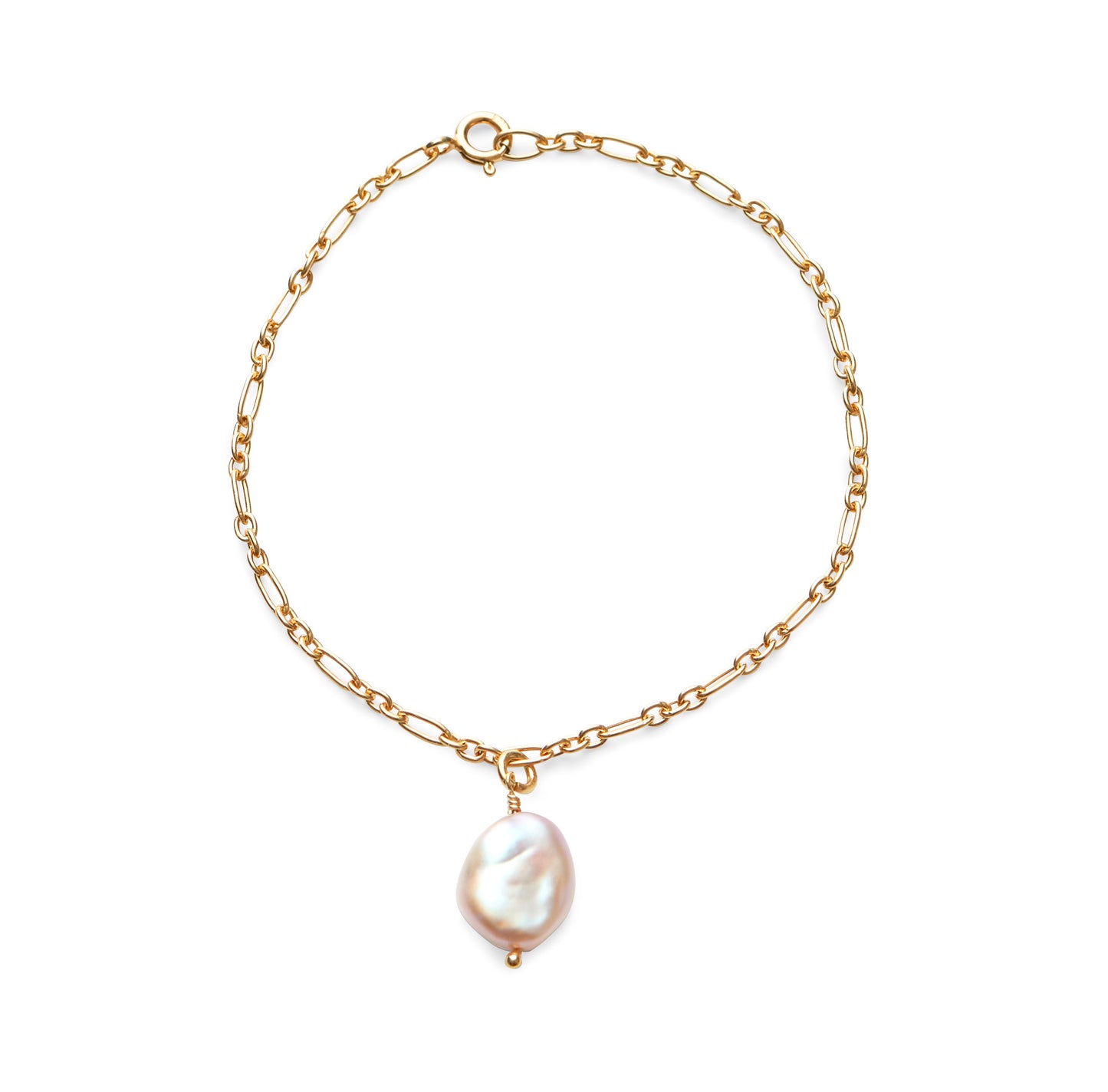 Baroque Bracelet -  925 Silver or Gold Plated