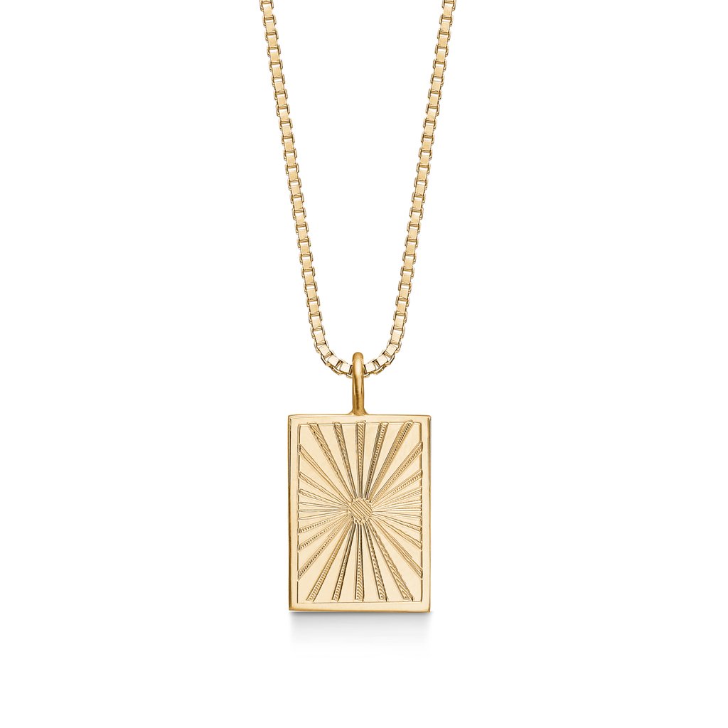 Lumen Necklace Small-  Gold Plated Silver