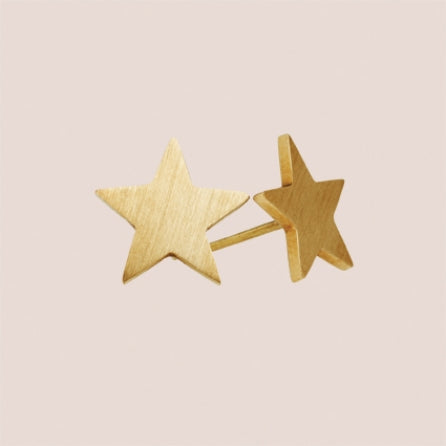 Star Earring-Gold   14 Karat