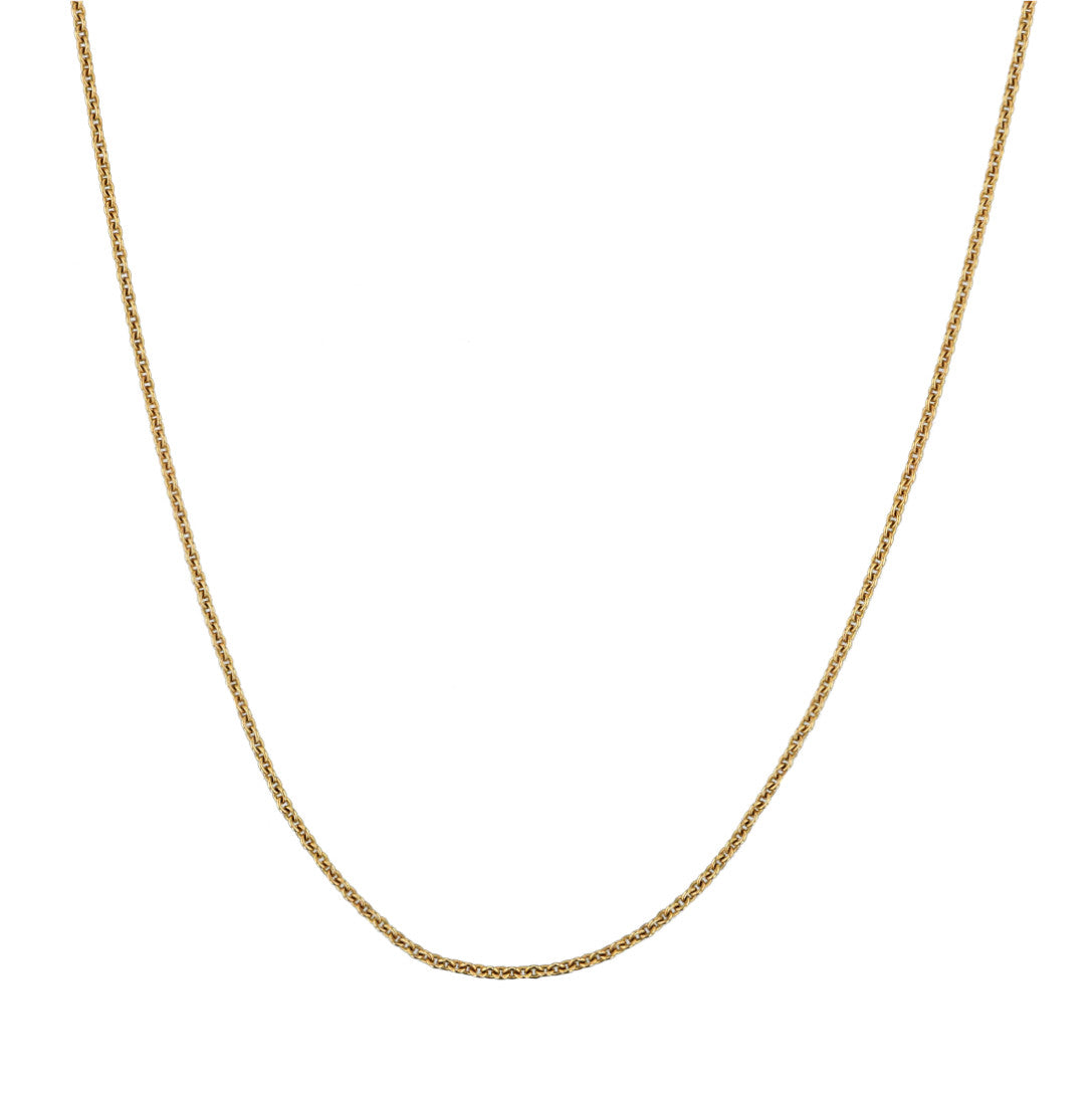 Anchor Chain Necklace -Gold   14 Karat or 18 Karat
