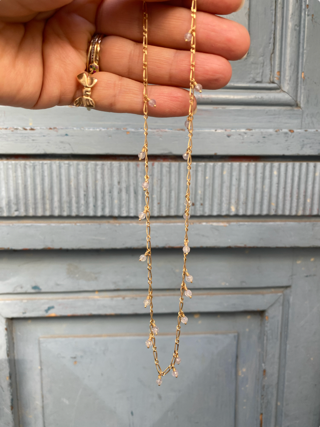 Sapphire necklace Necklace  - 18 Karat Gold  Sapphire