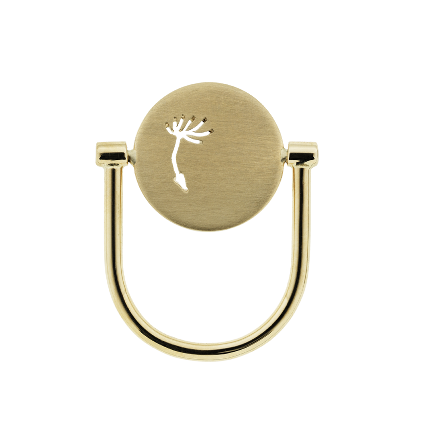 Little Silhouette – Spinning- Dandilion Ring-925 Silver or Gold   14 Karat