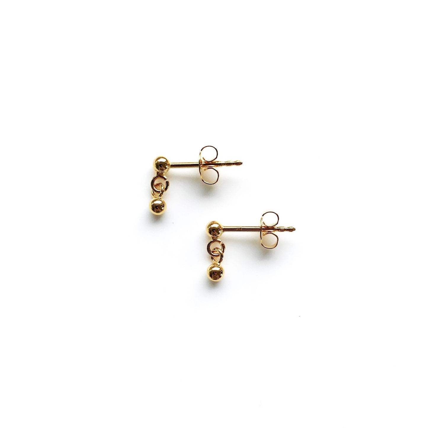 Sandy Gold  Earrings -  Gold Plated Silver