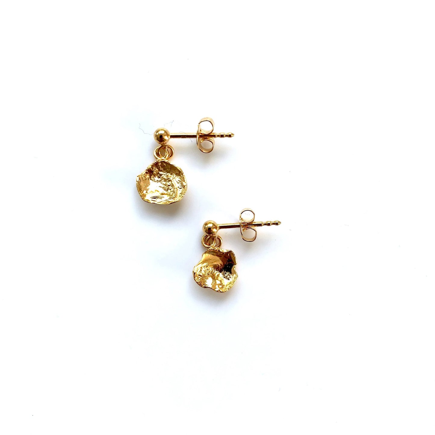 Fanny Gold Earrings -  Gold Plated Silver