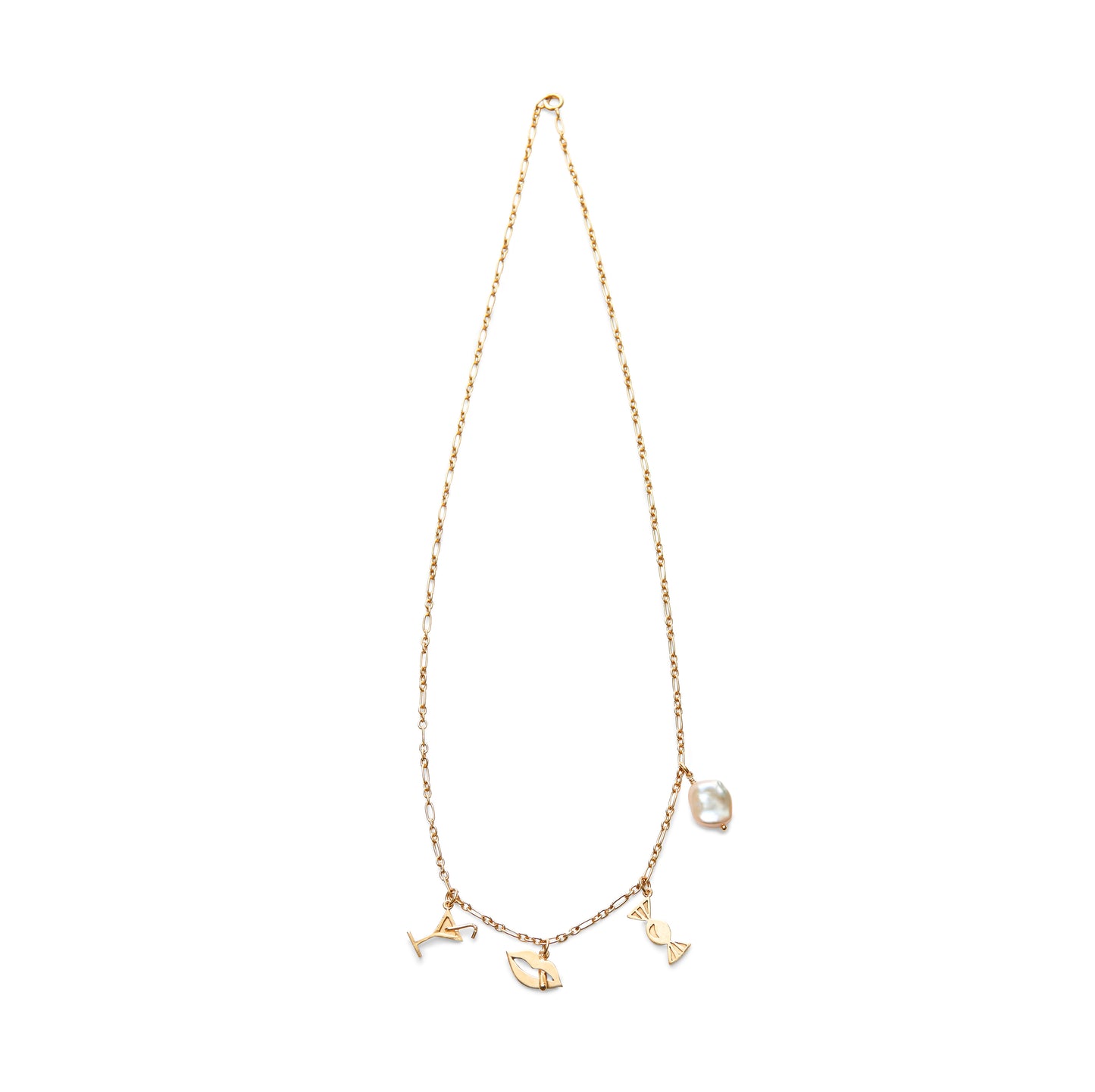 Charms  Necklace  -  925 Silver or Gold Plated